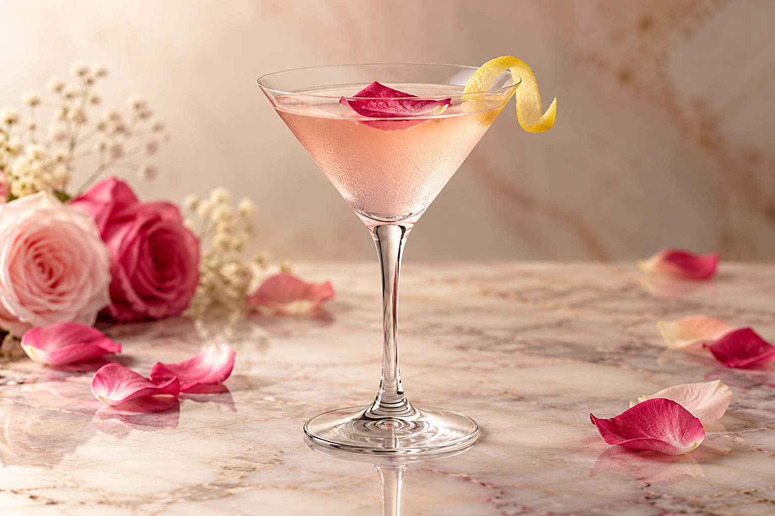 Rose Petal Martini